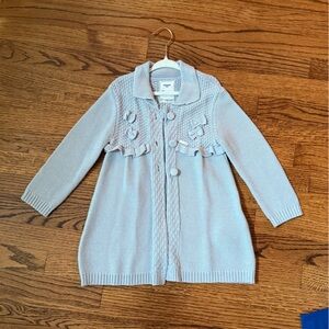 Mayoral Sweater Cardigan Coat Jacket Bow button NWOT